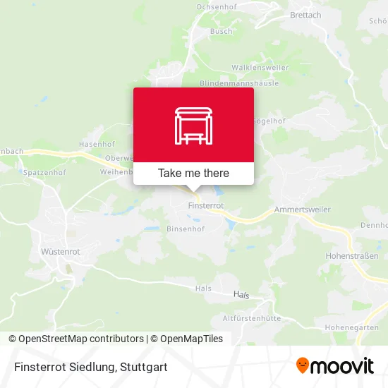 Карта Finsterrot Siedlung