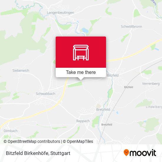 Bitzfeld Birkenhöfe map