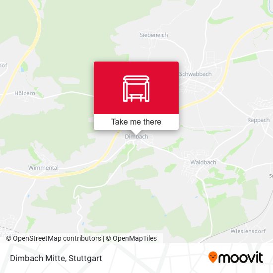 Карта Dimbach Mitte