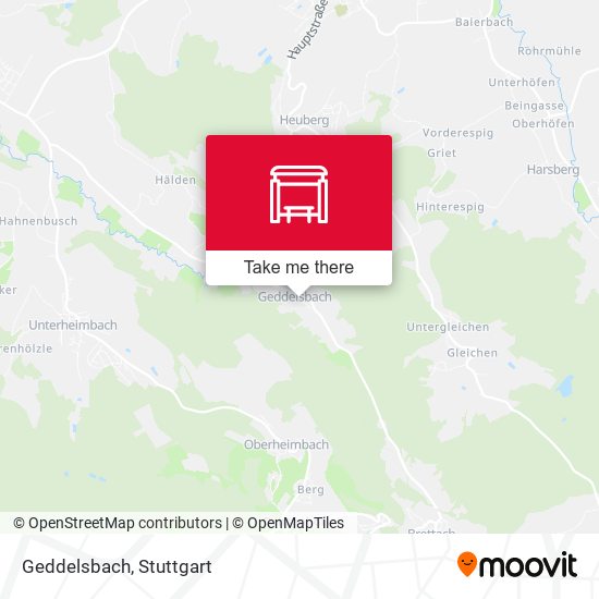 Карта Geddelsbach