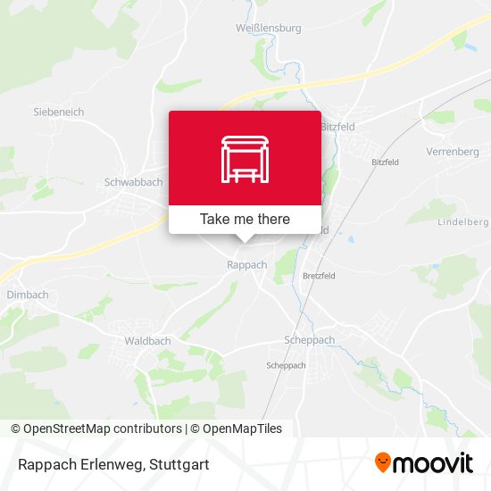 Карта Rappach Erlenweg