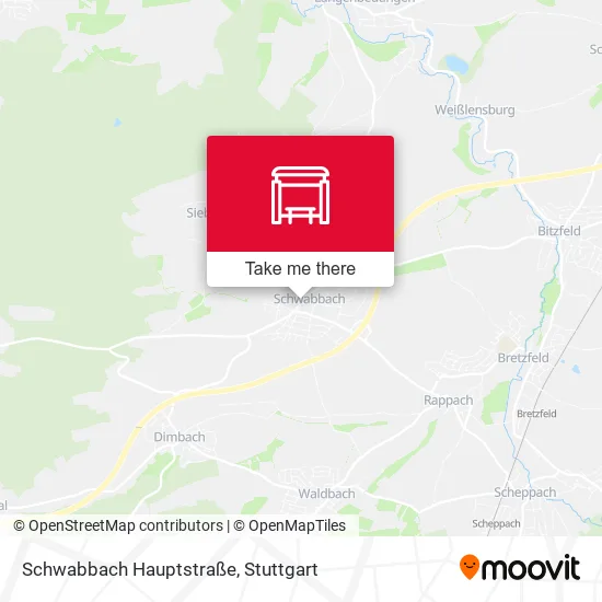 Карта Schwabbach Hauptstraße