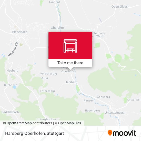 Harsberg Oberhöfen map
