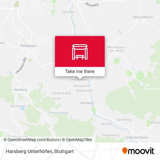 Harsberg Unterhöfen map