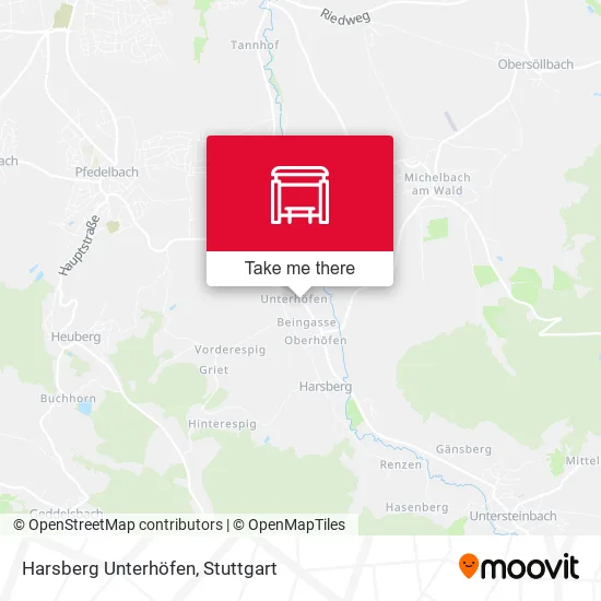 Карта Harsberg Unterhöfen