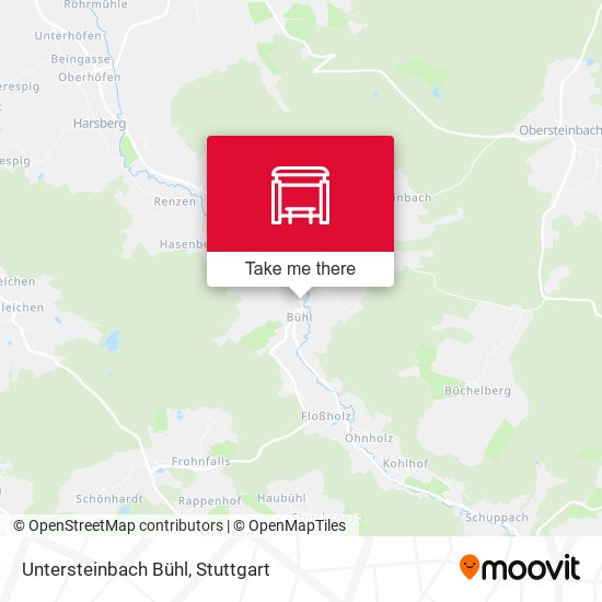 Untersteinbach Bühl map