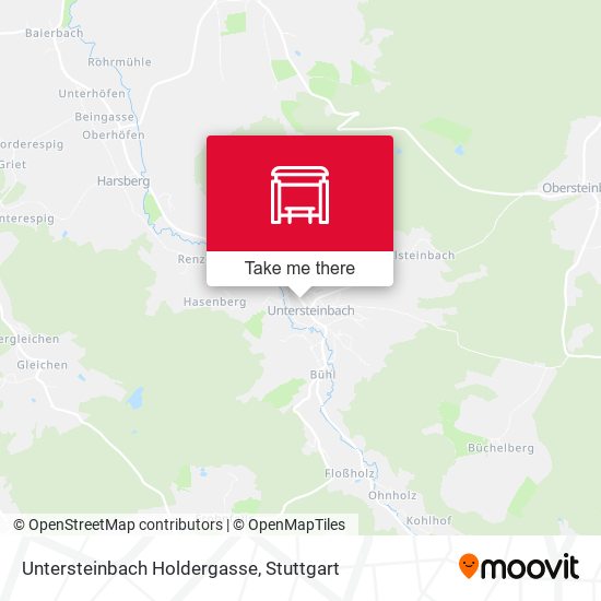 Untersteinbach Holdergasse map