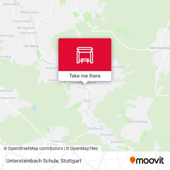 Untersteinbach Schule map