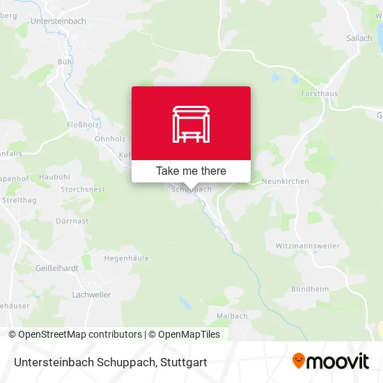 Карта Untersteinbach Schuppach
