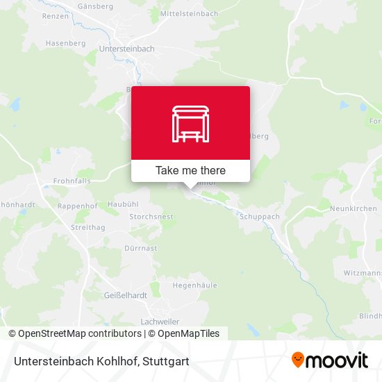Карта Untersteinbach Kohlhof