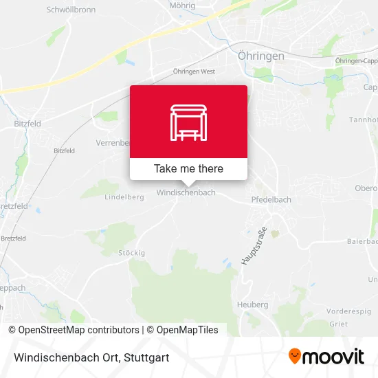 Windischenbach Ort map
