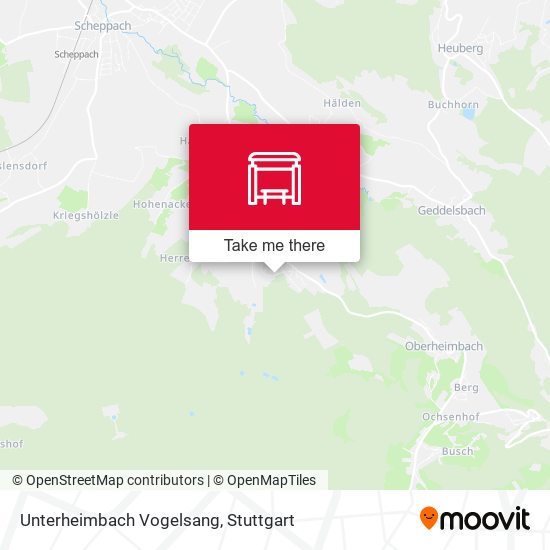 Unterheimbach Vogelsang map
