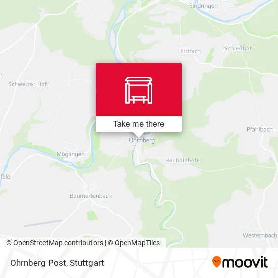 Карта Ohrnberg Post