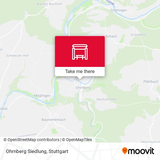 Ohrnberg Siedlung map