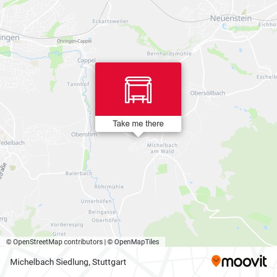 Michelbach Siedlung map