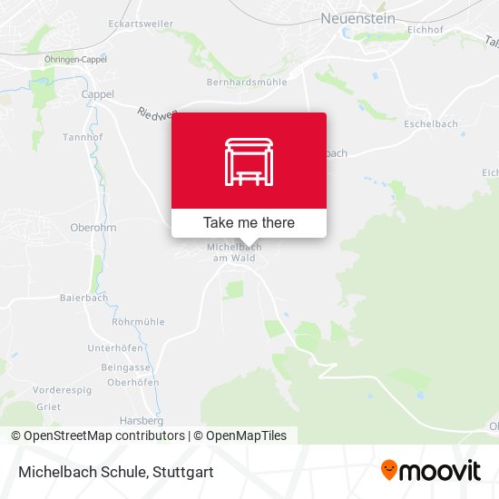 Michelbach Schule map