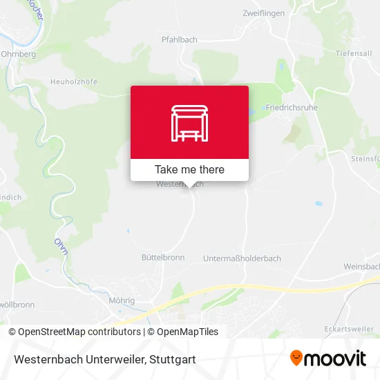 Карта Westernbach Unterweiler