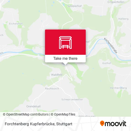 Карта Forchtenberg Kupferbrücke