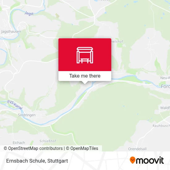 Ernsbach Schule map