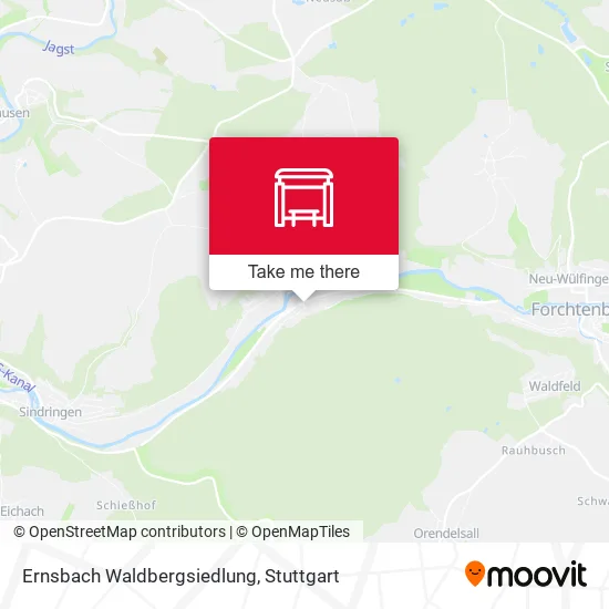 Карта Ernsbach Waldbergsiedlung