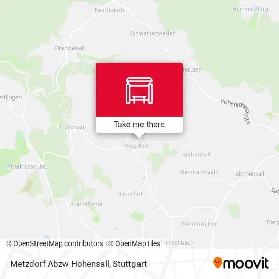 Карта Metzdorf Abzw Hohensall