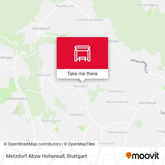 Metzdorf Abzw Hohensall map