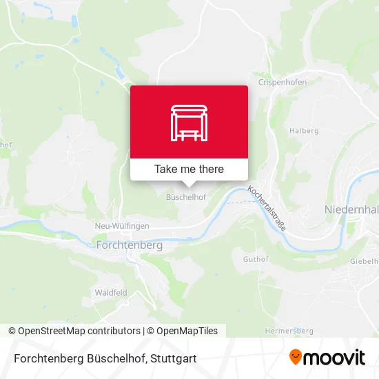 Карта Forchtenberg Büschelhof
