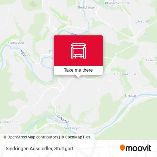 Карта Sindringen Aussiedler