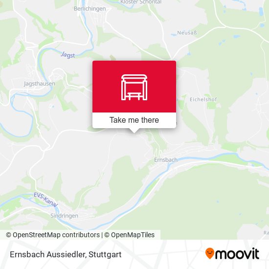 Ernsbach Aussiedler map