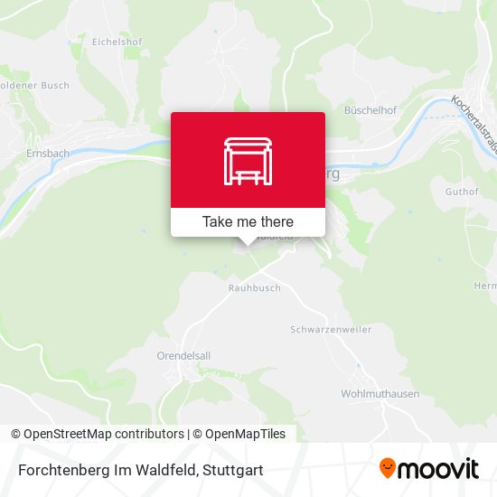 Карта Forchtenberg Im Waldfeld