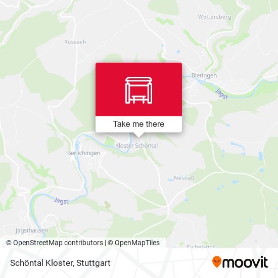 Schöntal Kloster map