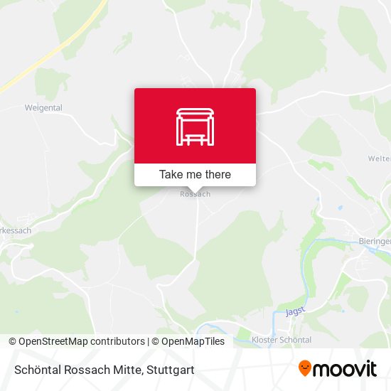 Schöntal Rossach Mitte map