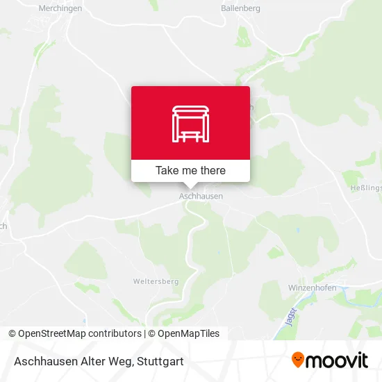 Карта Aschhausen Alter Weg