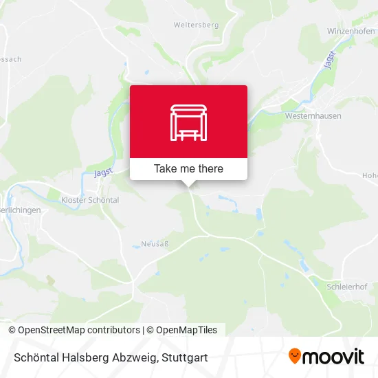 Карта Schöntal Halsberg Abzweig