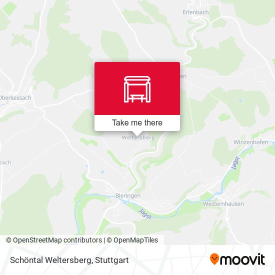 Schöntal Weltersberg map