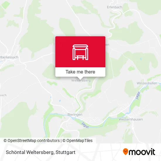Карта Schöntal Weltersberg