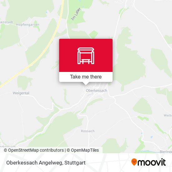 Oberkessach Angelweg map