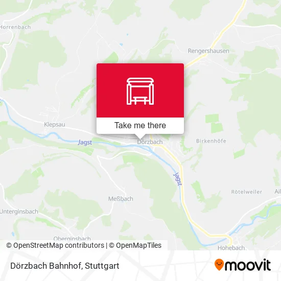 Карта Dörzbach Bahnhof