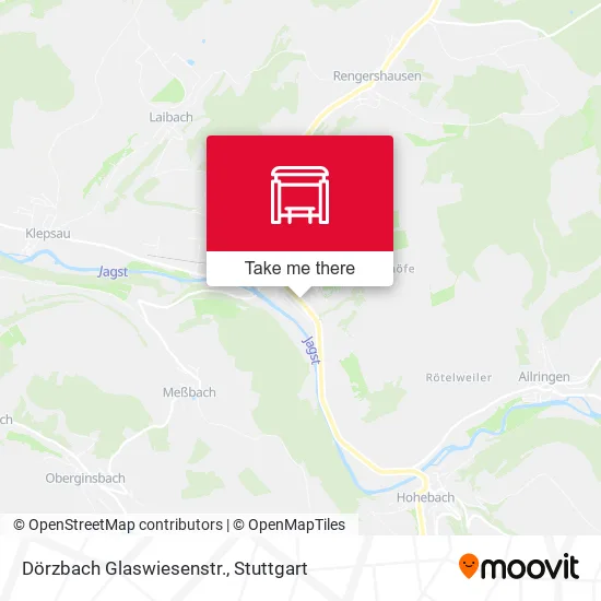 Карта Dörzbach Glaswiesenstr.