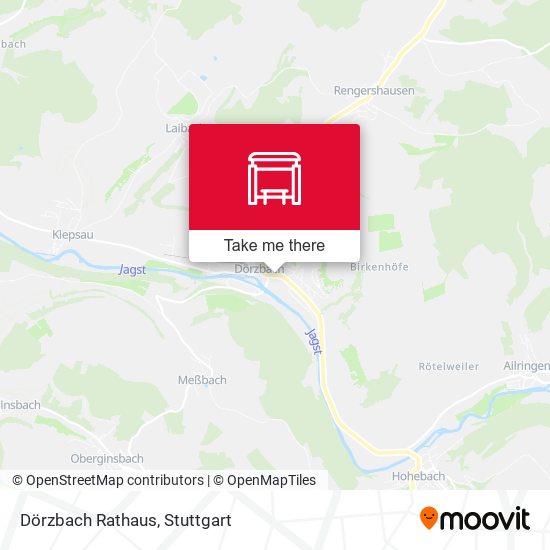 Dörzbach Rathaus map