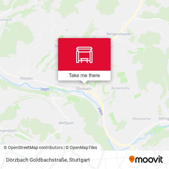 Dörzbach Goldbachstraße map