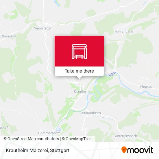 Krautheim Mälzerei map