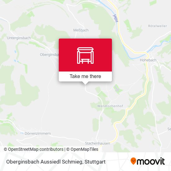 Oberginsbach Aussiedl Schmieg map