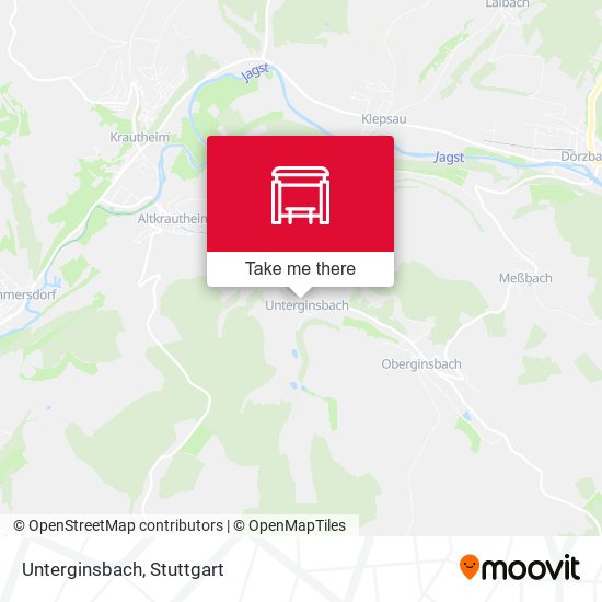 Карта Unterginsbach
