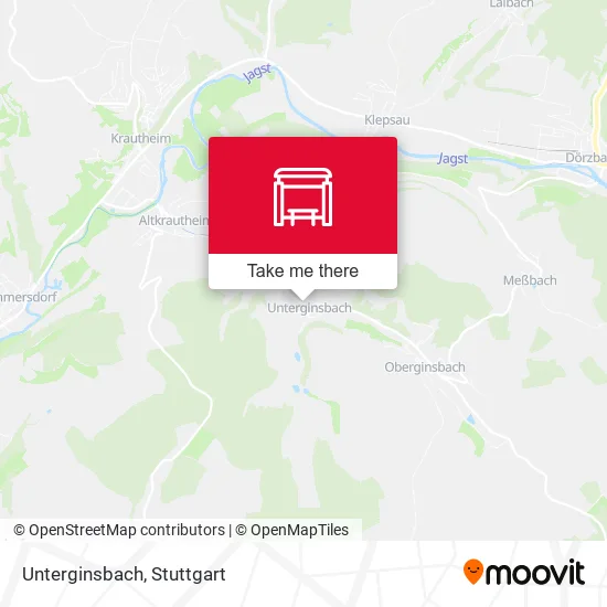 Карта Unterginsbach
