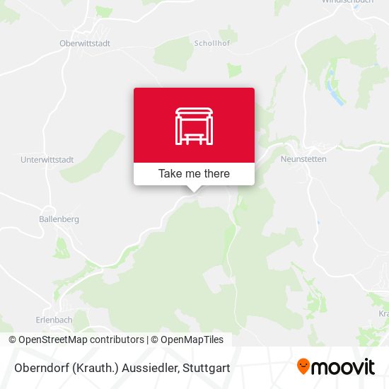 Oberndorf (Krauth.) Aussiedler map