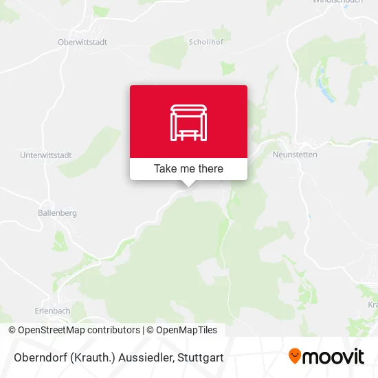 Карта Oberndorf (Krauth.) Aussiedler