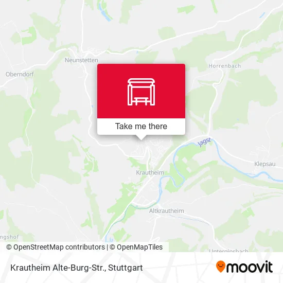 Krautheim Alte-Burg-Str. map