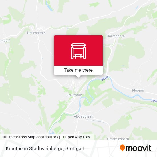 Krautheim Stadtweinberge map
