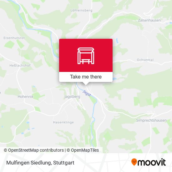 Карта Mulfingen Siedlung